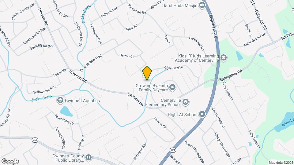 3302 Glynn Mill Dr Mapa y Detalles de la Ubicación