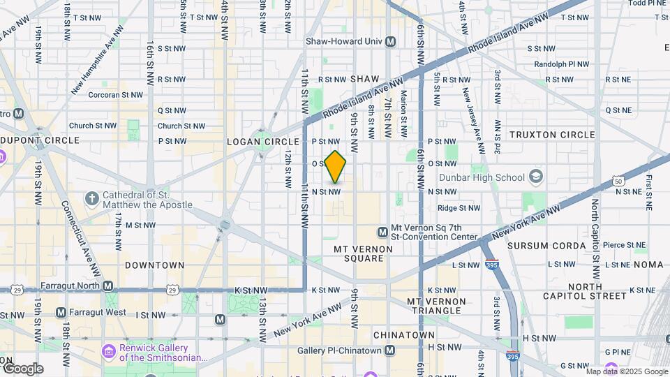 927 N St NW Mapa y Detalles de la Ubicación