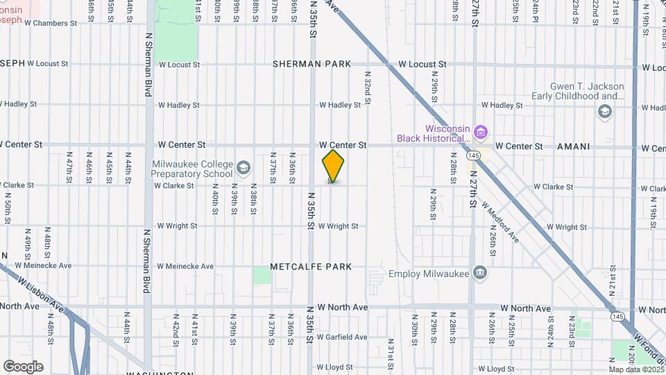 2578 N 34th St Map and Location Details