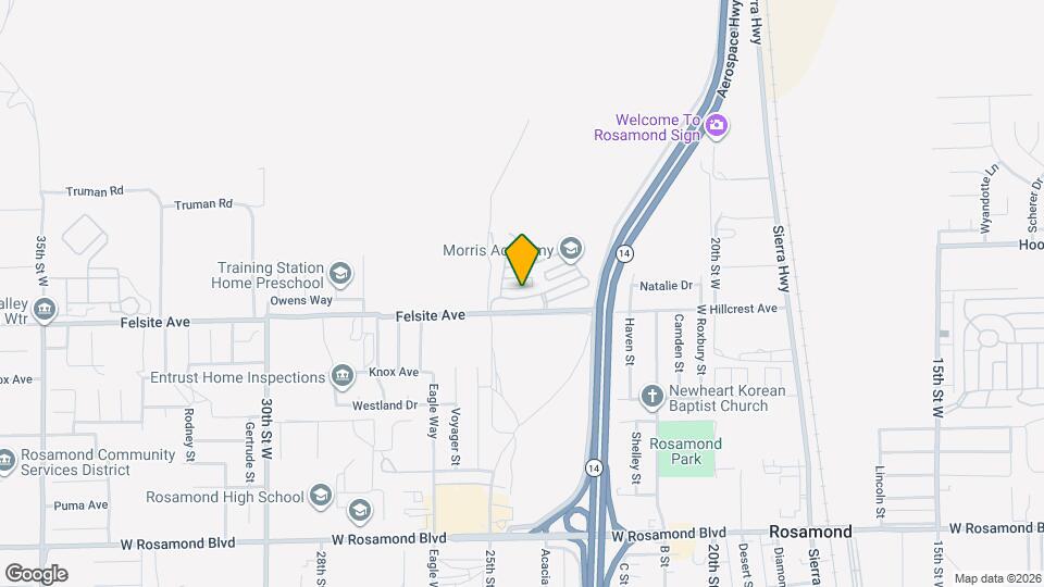 2416 W Valley Vista Map and Location Details