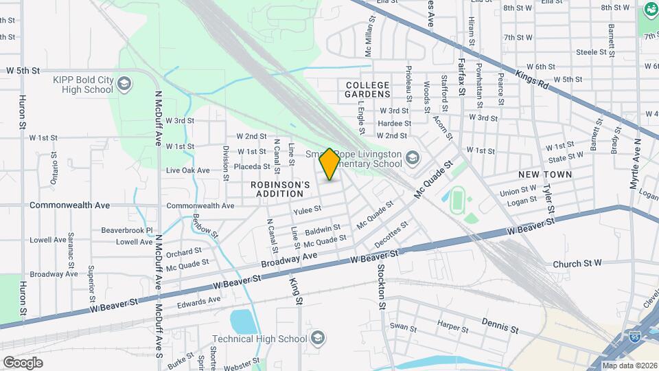 2028 Hartridge St Map and Location Details