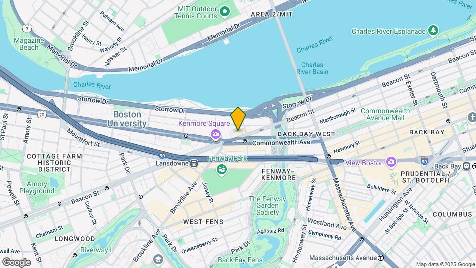 650 Beacon St, Unit 636-203 Map and Location Details
