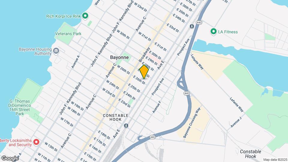 43 E 26th St Mapa y Detalles de la Ubicación