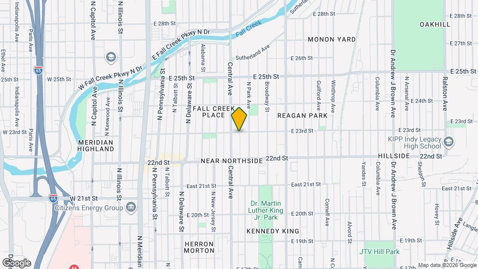 517 E 23rd St Map and Location Details