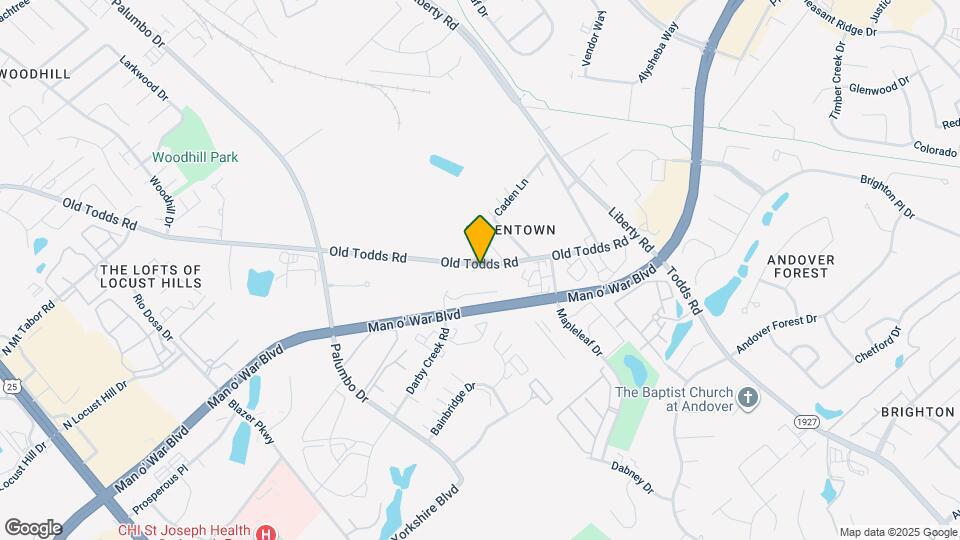550 Darby Creek Rd Map and Location Details