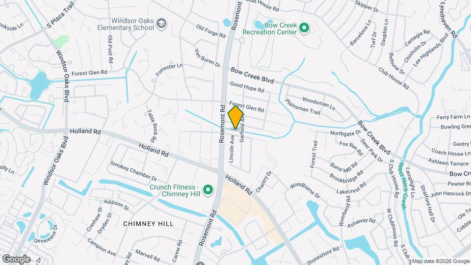 3562 Bancroft Dr Map and Location Details