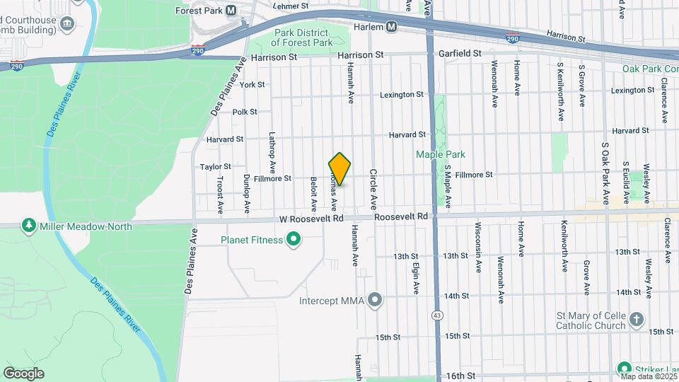 1116 Thomas Ave Map and Location Details