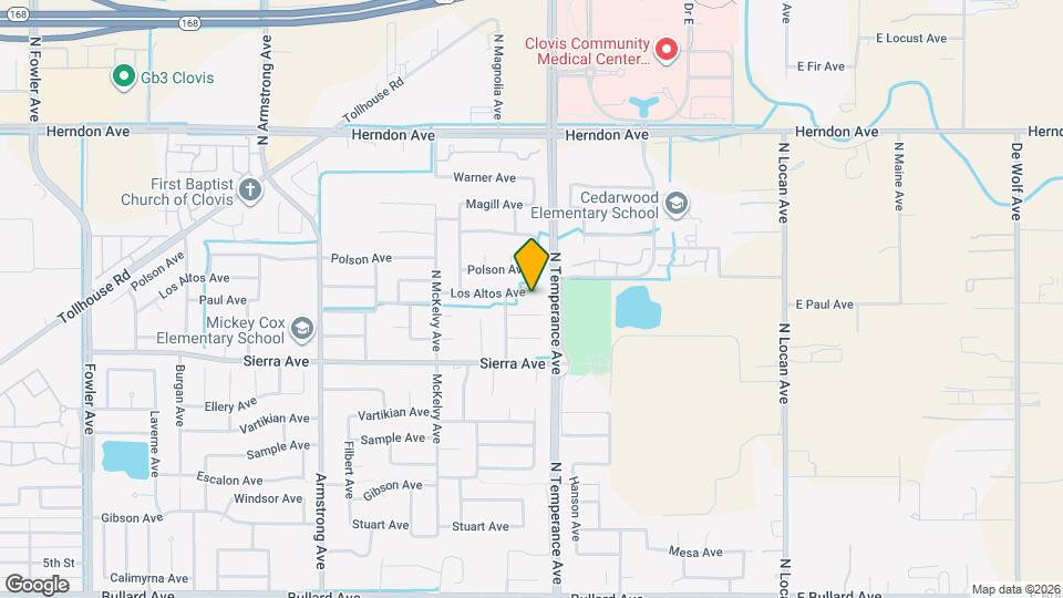 2572 Los Altos Ave Map and Location Details