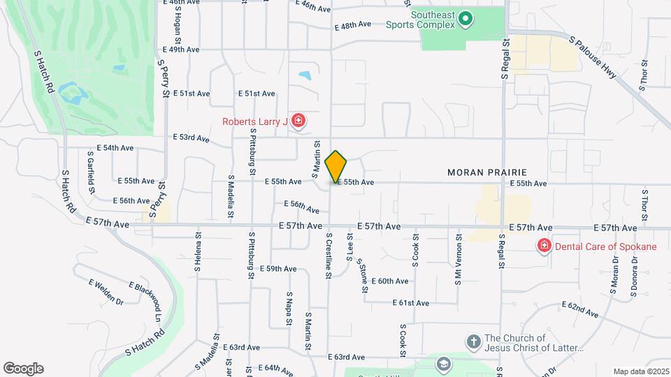 5509 S Crestline St Map and Location Details
