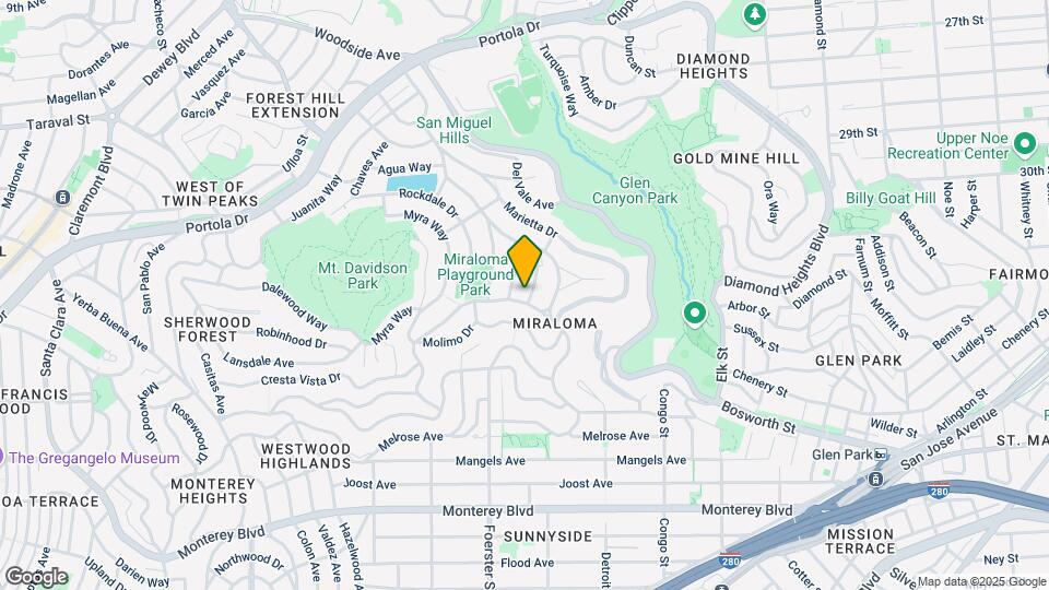90 Arroyo Way Map and Location Details