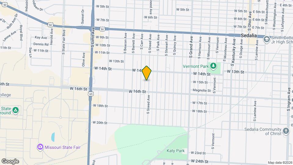 1426 S Sneed Ave Map and Location Details