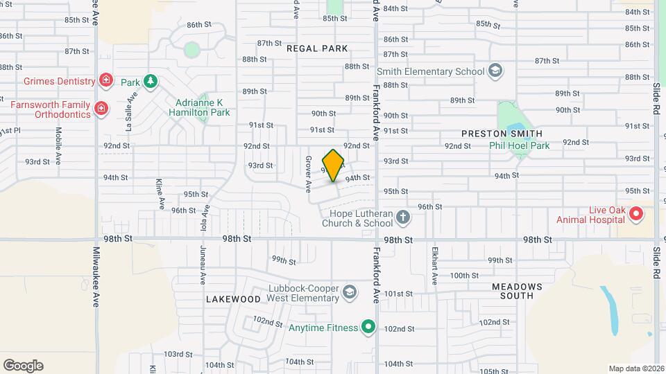 5901 94th St Map and Location Details