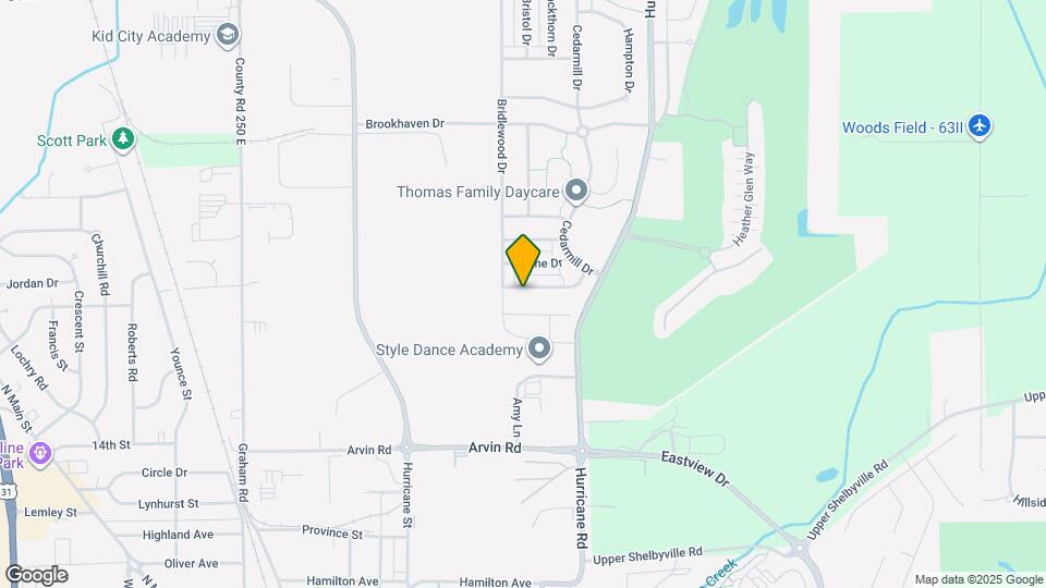 915 Brookstone Dr Map and Location Details