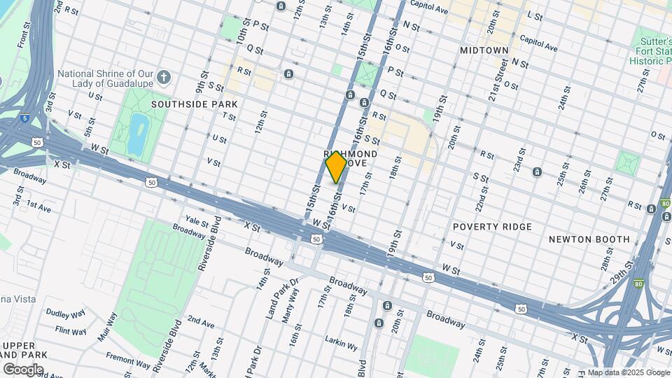 2114 16th St Map and Location Details