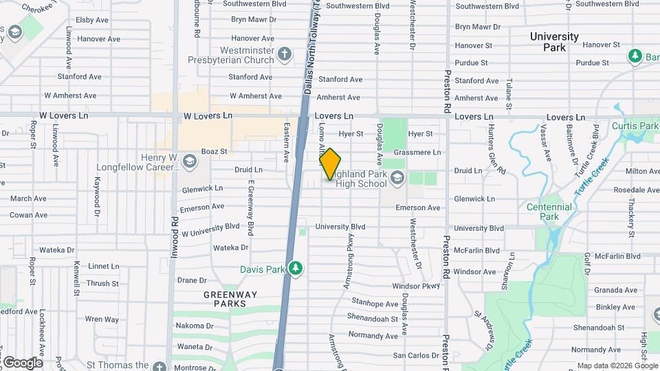 4430 Glenwick Ln Map and Location Details