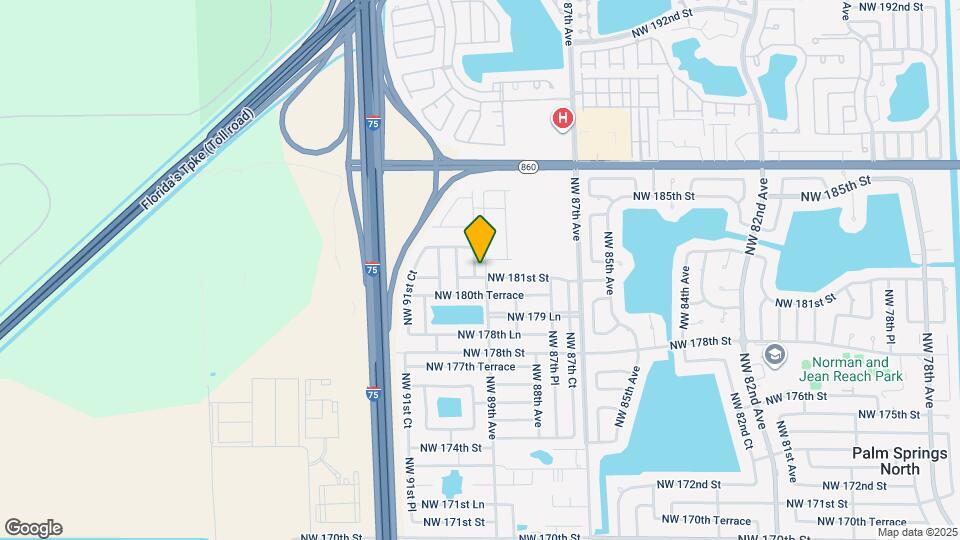 18125 NW 89th Ct Map and Location Details