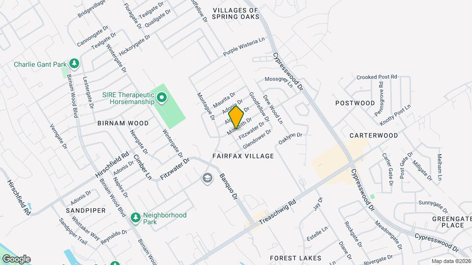 4906 Monteith Dr Map and Location Details