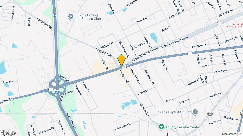 1235 E Ave Map and Location Details