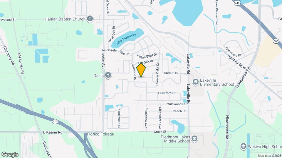 1240 Crossfield Dr Mapa y Detalles de la Ubicación
