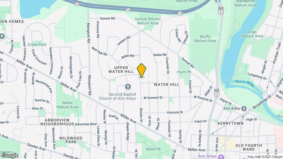 1006 Brooks St Map and Location Details