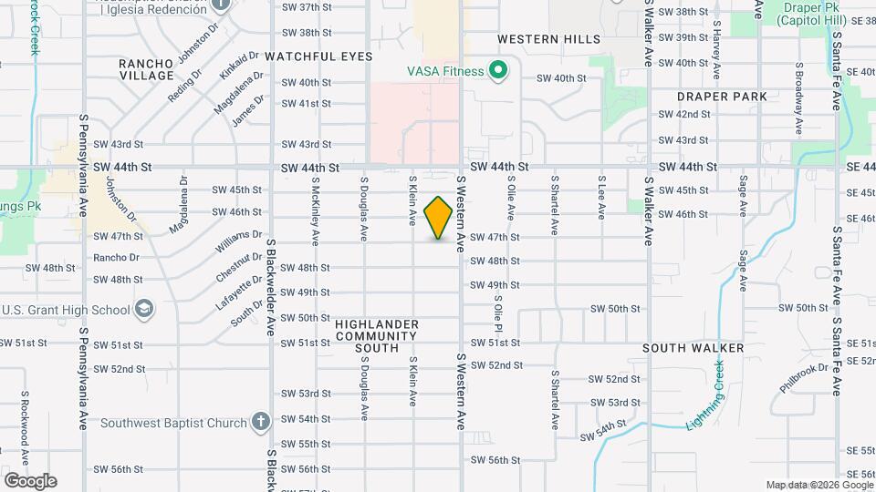 920 SW 47th St Map and Location Details