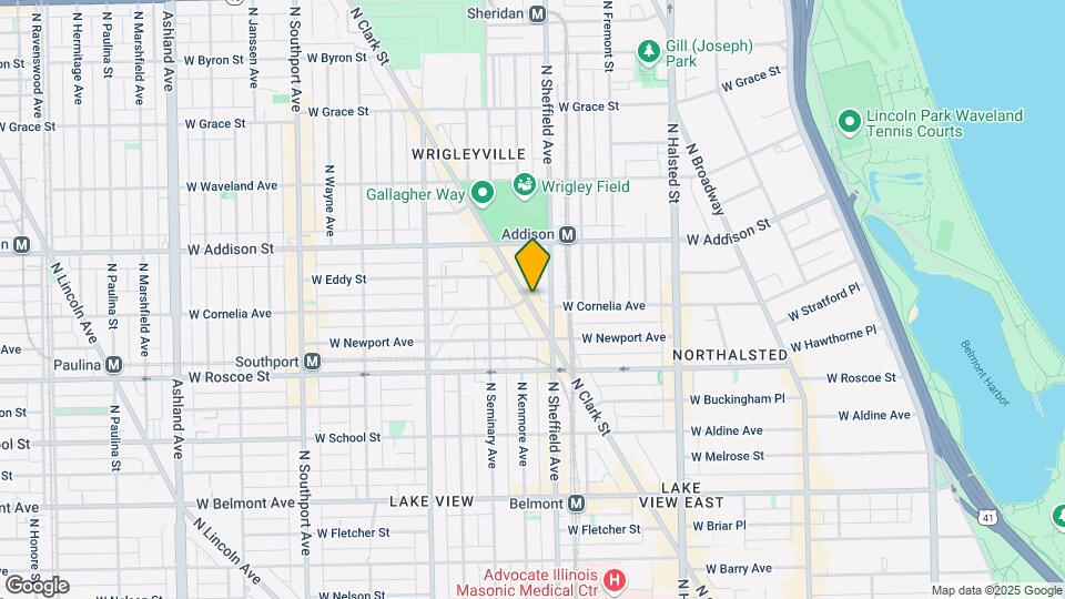 3477 N Clark St-Unit -2F Mapa y Detalles de la Ubicación