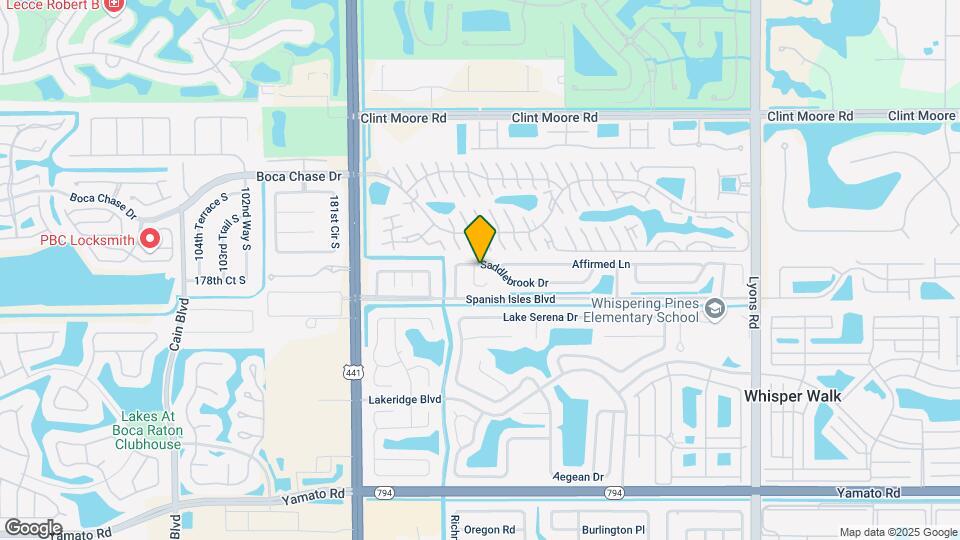 9632 Saddlebrook Dr Map and Location Details