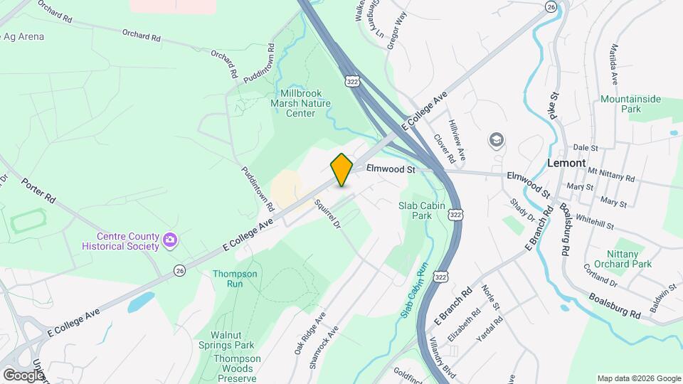 1344 E College Ave, Unit 2 Mapa y Detalles de la Ubicación