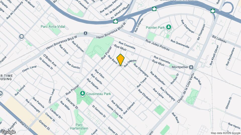 1636 Barré Rue Map and Location Details