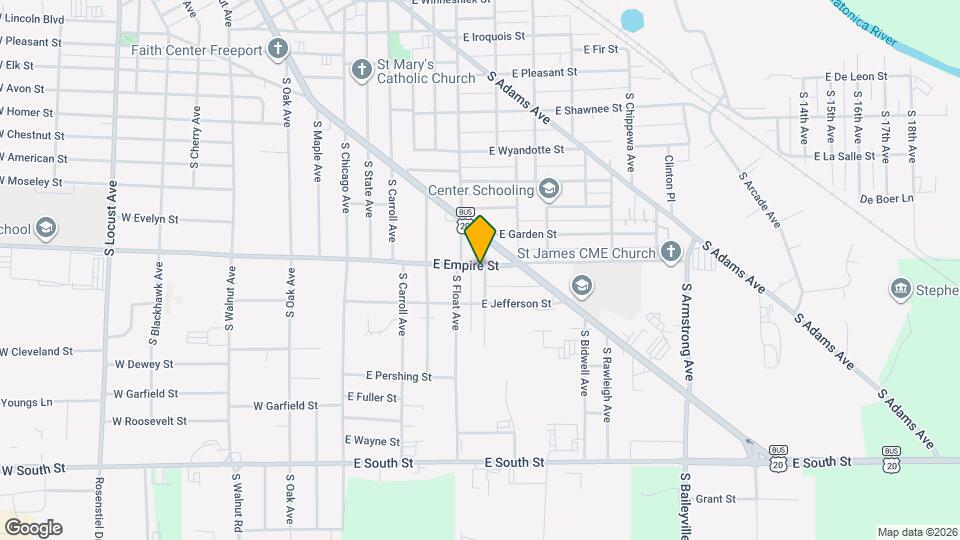 1302 S Rotzler Ave Map and Location Details