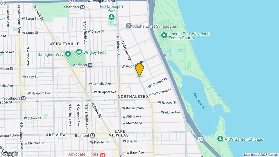3525 N Broadway, Unit 1W Map and Location Details