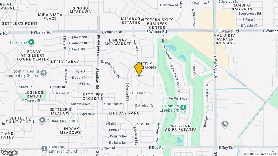 1074 E Cathy Dr Map and Location Details