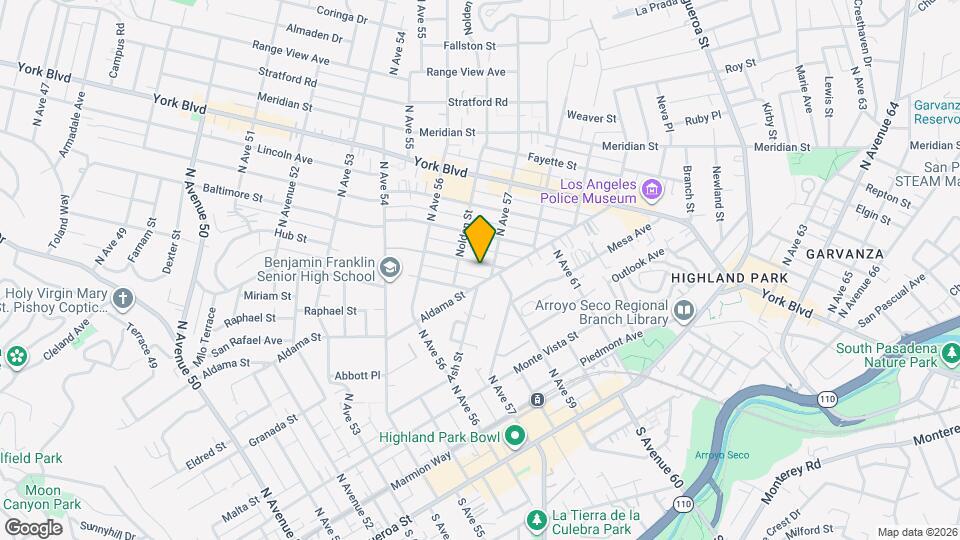 5676 Hub St Map and Location Details