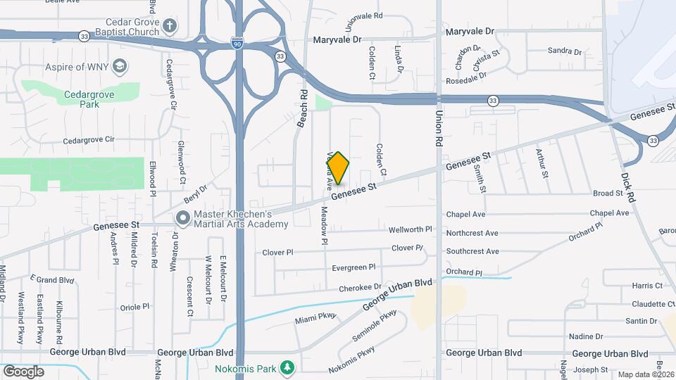 3374 Genesee St, Unit 1 Map and Location Details