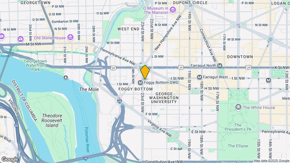 2221 I St NW, Unit FL8-ID207 Map and Location Details