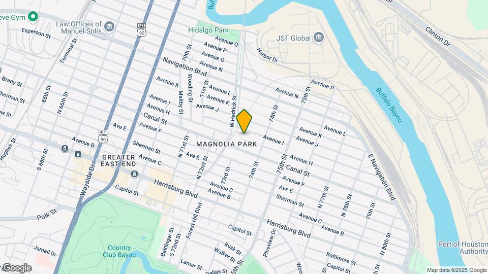 7307 Avenue H, Unit D Map and Location Details