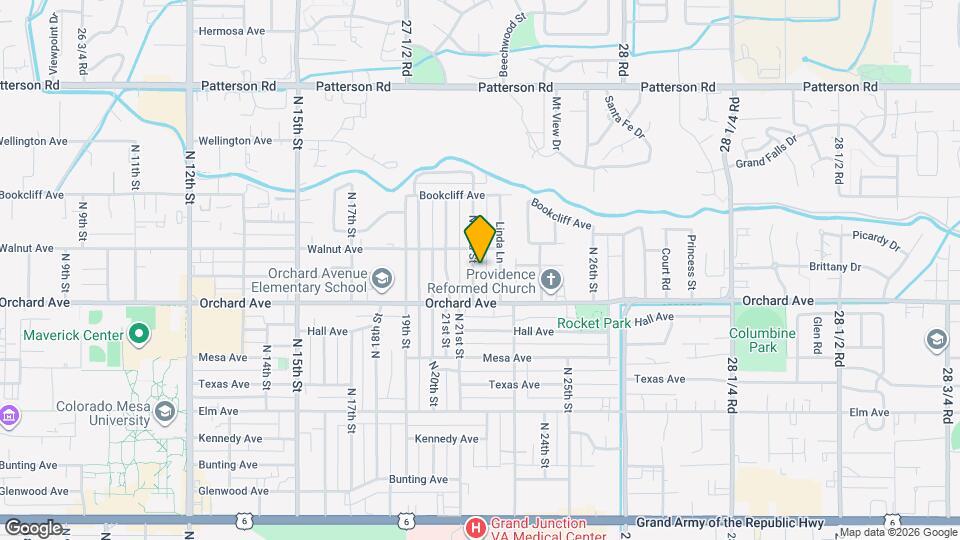 2012 N 22nd St Map and Location Details