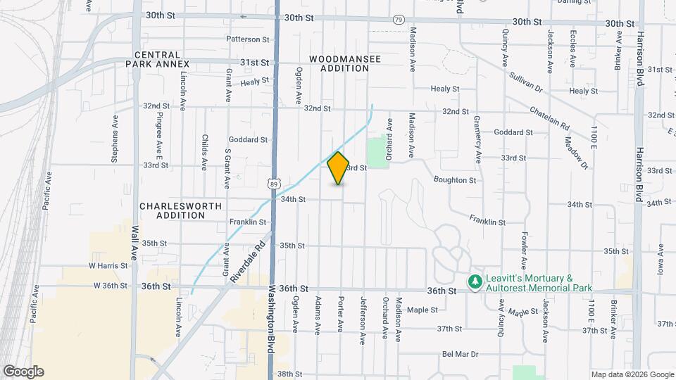 3347 Porter Ave Map and Location Details