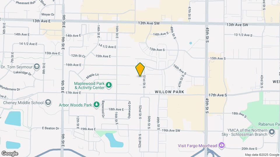 1631 51st St S Map and Location Details