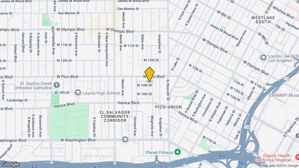 1327 Magnolia Ave Map and Location Details