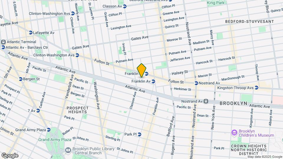 153 Lefferts Pl Map and Location Details