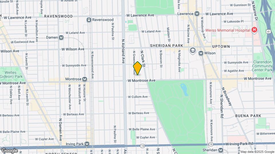 4407 N Greenview Ave Map and Location Details