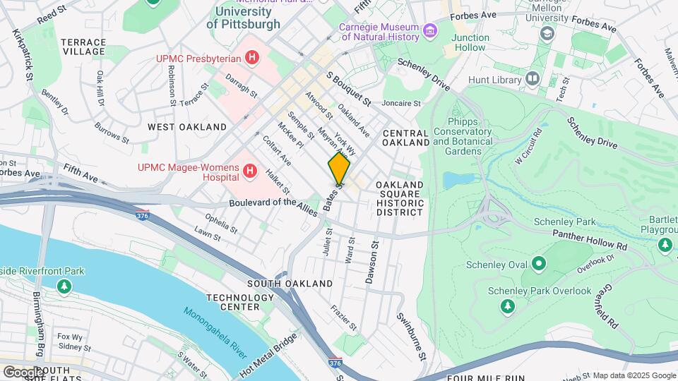 3452 Bates St Mapa y Detalles de la Ubicación