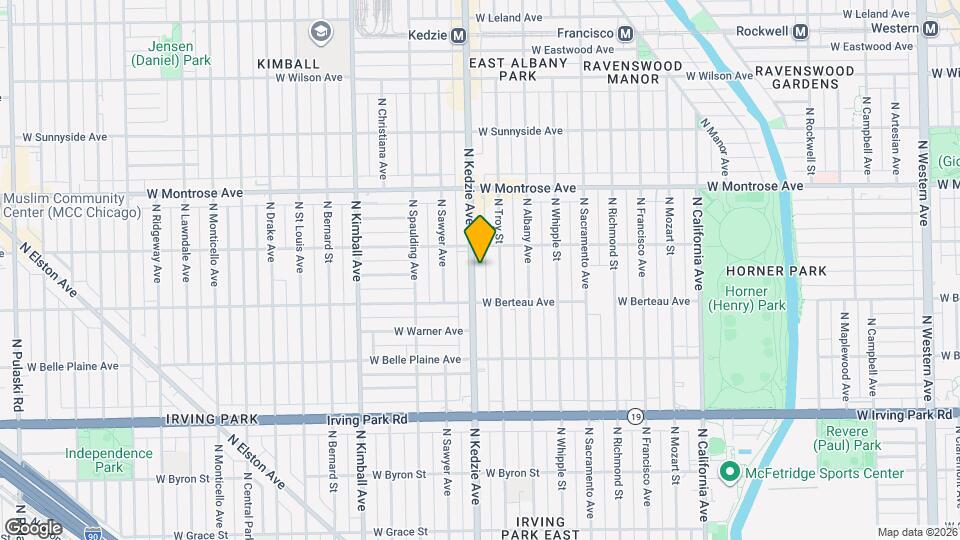 4231 N Kedzie Ave Map and Location Details
