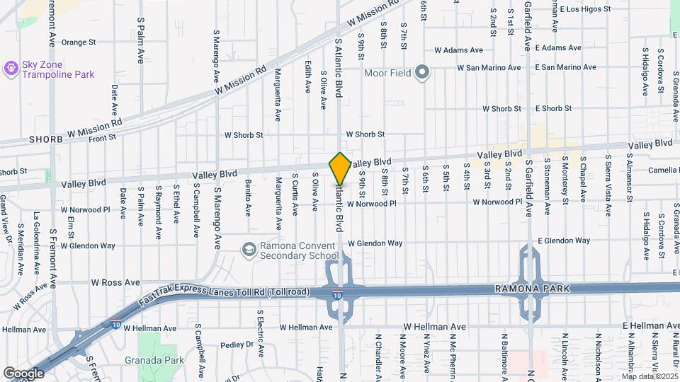 1526 S Atlantic Blvd Mapa y Detalles de la Ubicación