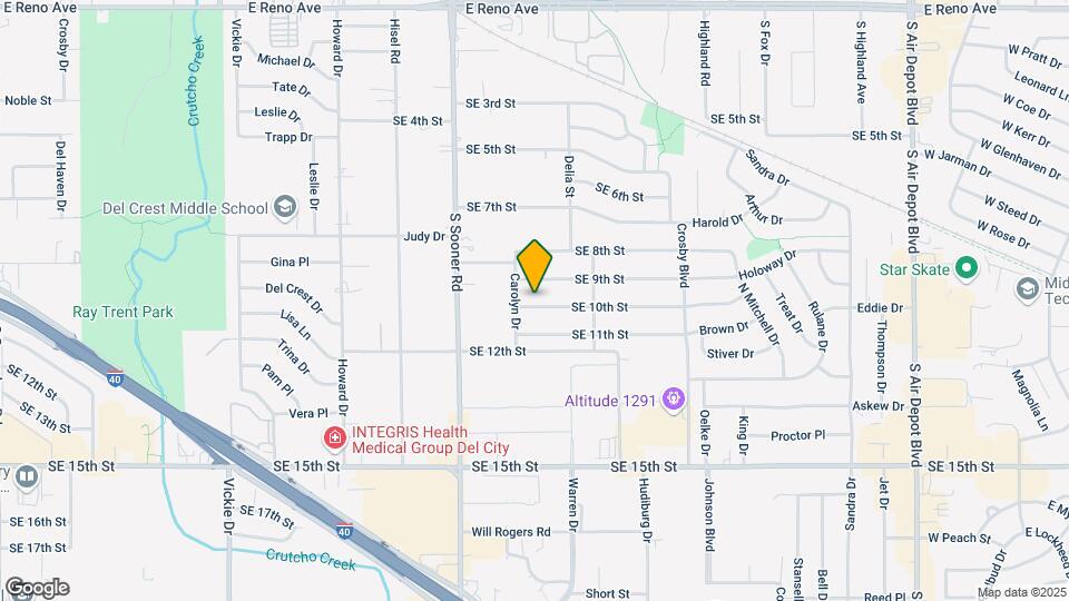 5813 SE 10th St Map and Location Details