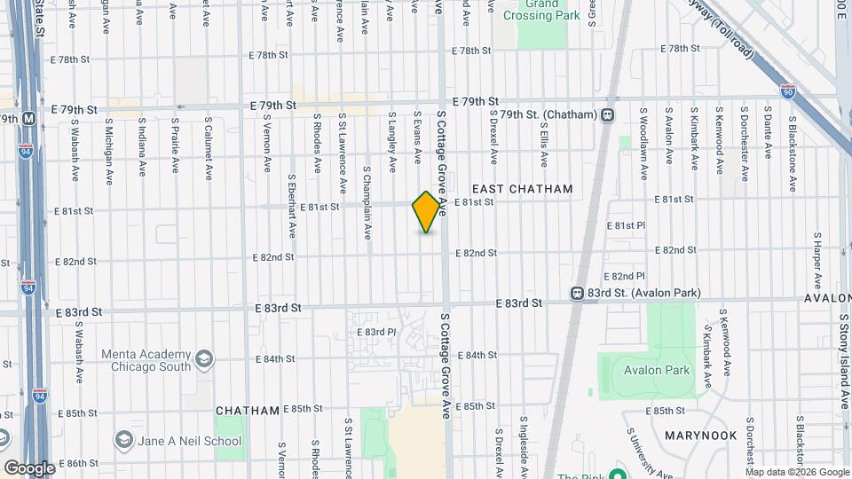 8143 S Evans Ave Mapa y Detalles de la Ubicación