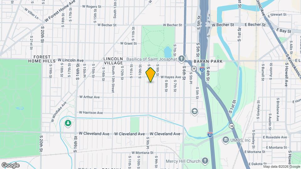2434 S 9th Pl Mapa y Detalles de la Ubicación
