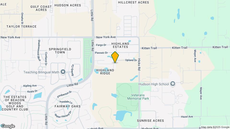 9711 Highland Ridge Dr Map and Location Details