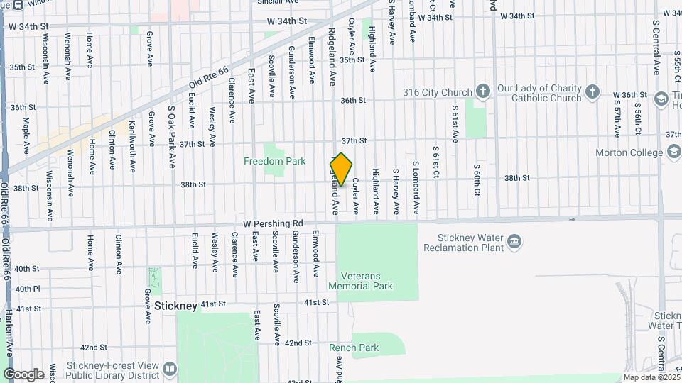 3807 Ridgeland Ave Map and Location Details